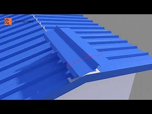 Sandwich panels Roof installation