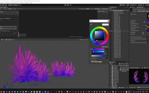 Unity 2020 自定义颜色材质(HDRP)