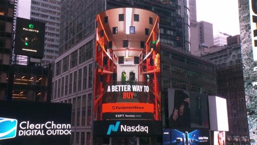 EquipmentShare Rings the Nasdaq Stock Market Opening Bell | Theo Carpenter