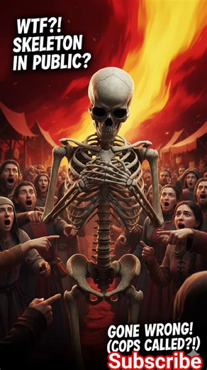 skeleton in Public #skeleton #ytshorts