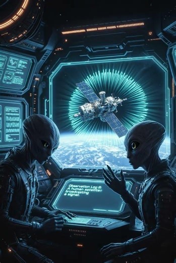 Aliens Detect a Signal from an Old Human Satellite…