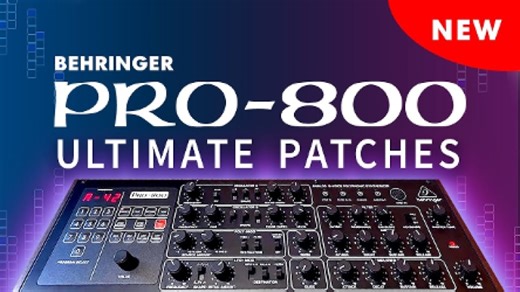 300 New Behringer Pro-800 Patches