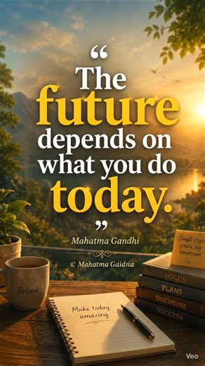 The Future Depends on What You Do Today 🔥 | Powerful Motivation #motivation