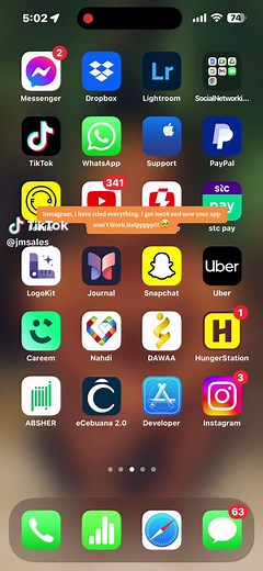 Any ideas yo fix this instagram? The app won’t open ,No matter what i do🥹@instagram #iphoneupdate #ios18 #fyp