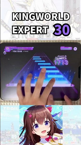 #ホロドリ KINGWORLD(EXPERT 30) #shorts #hololive #白上フブキ #ホロライブ #hololivedreams #音ゲー #short #shortvideo