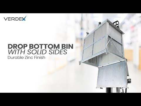 Drop Bottom Bin (solid sides) by Verdex