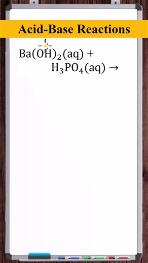 Acid-Base Reaction | Ba(OH)₂ (aq) + H₃PO4 (aq) → #chemistry #acidbasereaction #neutralizationreaction #weakacid #WEAKBASE #strongacid #strongbase #Precipitate | Hebert Engineering | Facebook