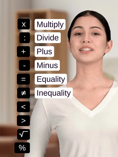 English Math Symbols Explained | Plus, Minus, Divide, and More!
