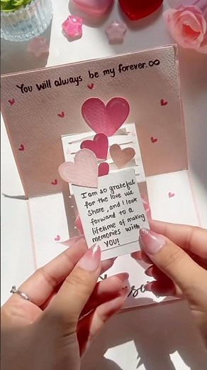 Beautiful Handmade Anniversary Card ❤️ | Easy DIY Anniversary Card | Handmade Card Tutorial