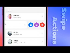 Swipe Actions For ScrollViews | SwiftUI | Xcode 16