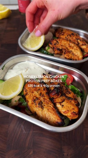 Healthy Honey Lemon Chicken Protein Prep Boxes
