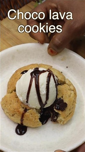 Perfect recipe for eggless choco lava cookies