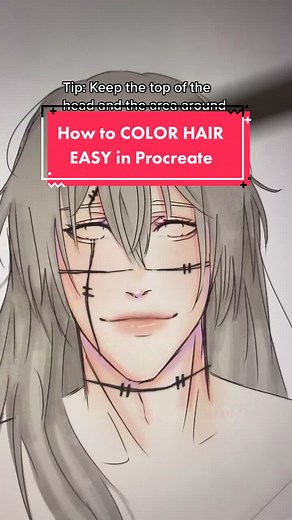 Quick and Easy Hair Tutorial featuring Mahito from Jujutsu Kaisen