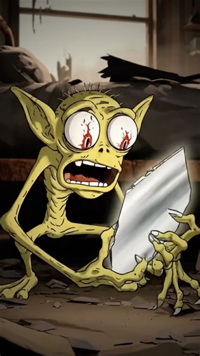 ⚠️🪞 “Never Look Into a Mirror That Knows Your Name”| cartoon scary stories #horrorstories #shorts