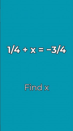 Variables + Fractions + Negatives? Same Steps Every Time