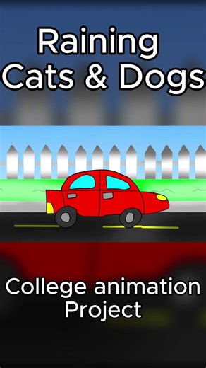 Raining Cats & Dogs(College Animation assigment)