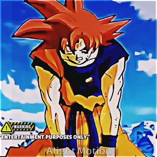 goku almost messes up tha transformation