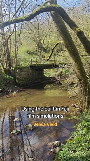 Using the built-in Fuji film simulations. #fujifilm