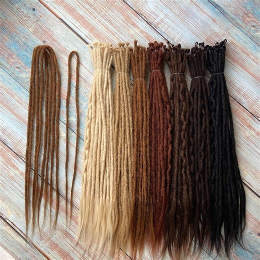 Human Hair Dreadlock Extensions With Loose Tips (single Ended or Double Ended Options Available) - Etsy Australia