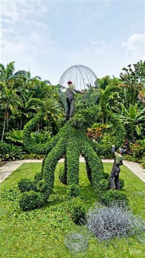 From Nothing To Wow | Octopus Topiary #shortsfeed #shorts