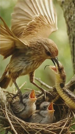 Snake🐍or bard🐦 fight || #ai #animals #ytshorts