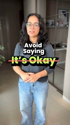 Avoid Saying ‘OKAY’ - Better Responses To Sorry #learnenglish #speakenglish #esl #ananya #letstalk