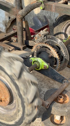 Powerful Chain drive Deferential gear testing for mini 55cc engine 7:00 22-11-25 #fblifestyle #engine #project | Crazy mechanic