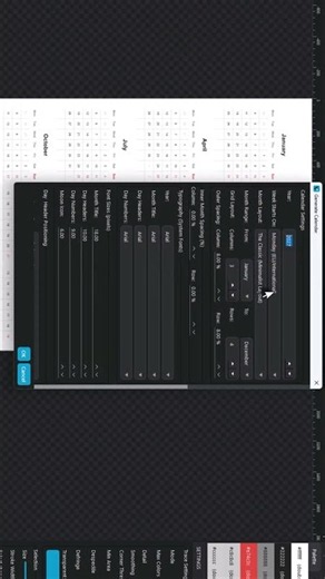 Vecspine | Generating a 3 × 4 Calendar with Weeks Starting on Monday and Sunday #calendardesign