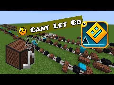 Minecraft: Geometry Dash - Can't Let Go with Note Blocks