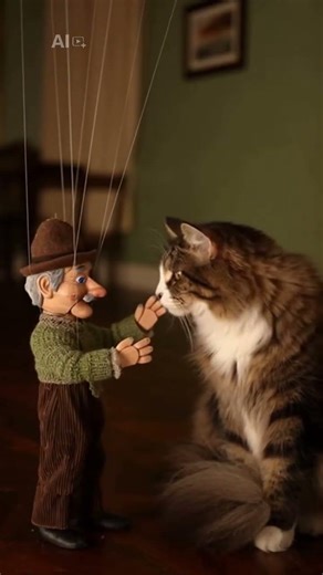 Marionettes Maine Coon Tabby Cats #cat #cute #funny #cutecat