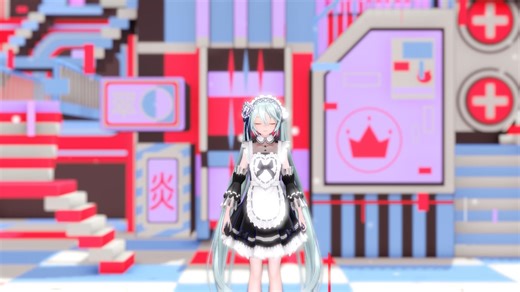 【MMD】千层套路【YYB式初音未来/加班女仆】