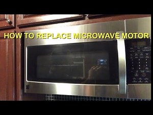 How to replace/repair microwave carousel or turntable drive motor. OEM part DE31-10172C link below