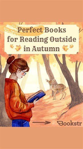 1.2K views · 17 reactions | Autumn brings lovely weather and amazing scenery to enjoy. Why not spend time outside with a good book? https://bit.ly/4oe6AkP [ Graphics by Emma Oravis | ️ Research and article Eda Gokce] #fall #nature #autumn #fallbooks #fallreads | Bookstr | Facebook