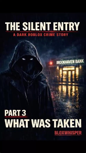 What Was Taken From Brookhaven Bank? #RobloxStory #Bloxwhisper