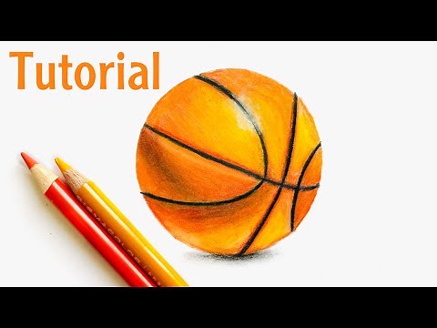 How To Draw A Basketball| Color Pencil Tutorial