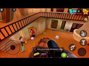 Scary stranger 3D, scary robber home clash