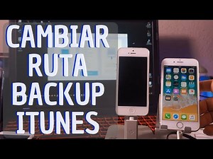 CAMBIAR LA RUTA DE LOS BACKUP DE ITUNES | WIDOWS