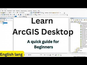 Learn ArcGIS desktop - A guide for beginners