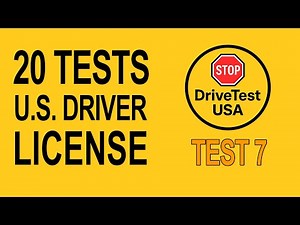 2025 DMV Permit Test Practice — 20 Driving Questions
