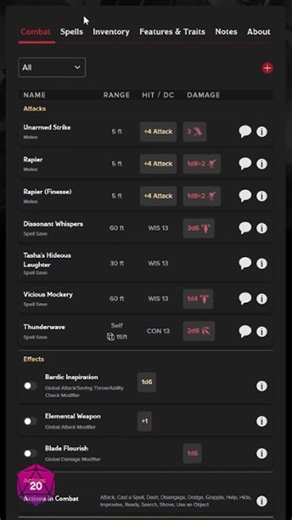Get a glimpse of Roll20’s magic with a sneak peek of the Spells section on our D&D 2024 character sheet! Choose your preferred view, manage spell slots, and access spell details quickly with just a click. 🧙‍♂️ | Roll20