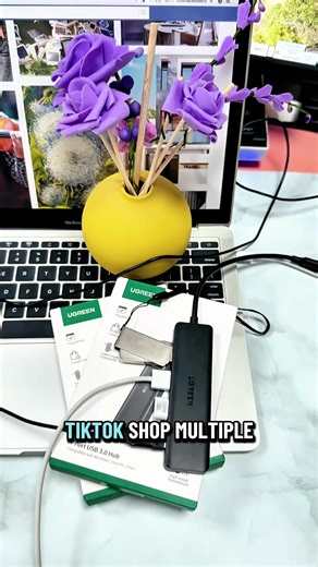 End the USB port struggle for good! This 4-port hub connects all your devices at once: ⚡️SuperSpeed data transfer up to 5Gbps 📱Universal compatibility across devices 🎮Perfect for both gaming and work 4 ports.No more excuses. Your cable chaos solution is here. #usbport #usbhub #gamingpc #laptop #usbhubport