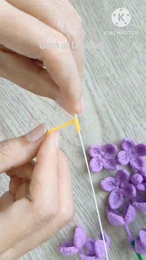 145K views · 2.7K reactions | ❤️ Crochet Lilac Flower  Full video tutorial on YouTube Gonkui Crochet step by step #fbreels #reels #crochetflower #crochettutorial #gonkuicrochet | Gonkui Crochet & Chapa crochet craft | Facebook