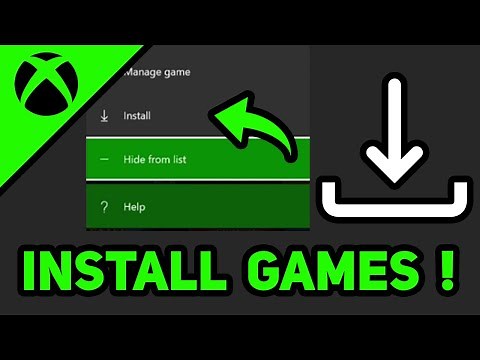 XBOX SERIES X S HOW TO INSTALL GAMES!