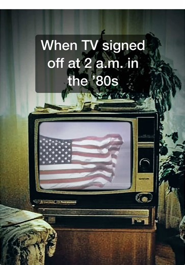 When TV Signed Off In The ‘80s #80s #80skids #comedy #f#fypK#Kidsofthe80s