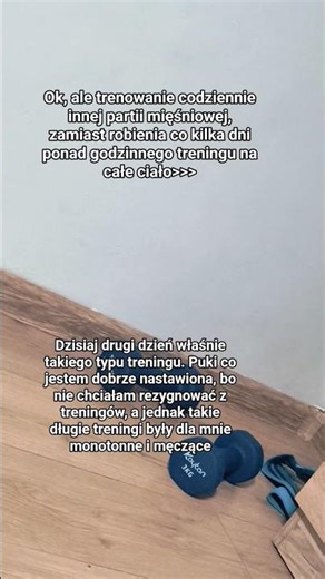 Wolicie codziennie trenować inną partię ciała czy robicie na raz trening całego ciała? 💪🏻🏋🏻‍♂️