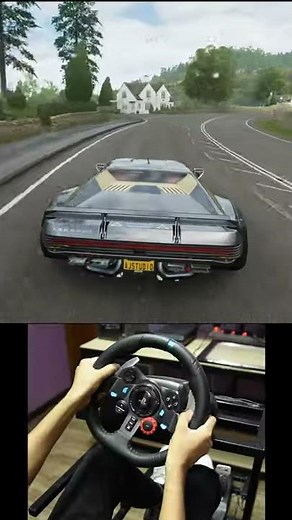 Drifting Cyberpunk 2077 Quadra #Shorts | Forza Horizon 4 | Logitech G29 Gameplay