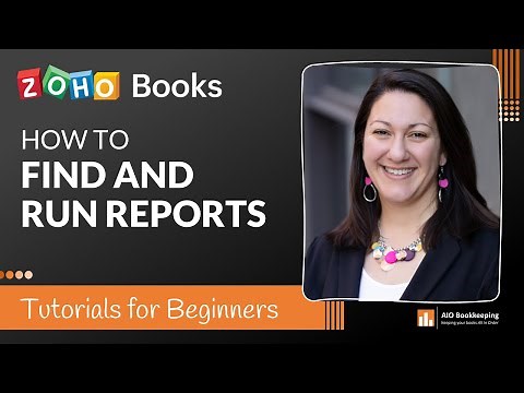 How to Find and Run Reports in Zoho Books