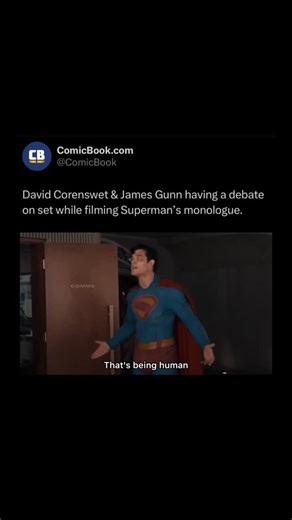 ComicBook.com on Instagram: "I feel like this is a kind of behind-the-scenes of filmmaking we don’t often get to see as the audience 🥹 Have you watched the new Superman documentary yet?!"