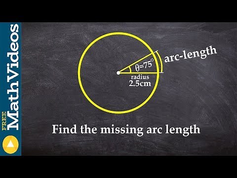 How to find the missing arc length given the radius and theta