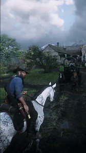 A rainy day in Valentine - Red Dead Redemption 2